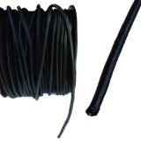 Coarda elastică 10mm, neagră, 1 metru, pentru prelate și folie solar