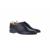 Oferta marimea 39, 41 - Pantofi barbati eleganti din piele naturala de culoare bleumarin inchis - LNIC5BLPR