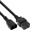 Cablu prelungitor alimentare C14 la C19 3m Negru, Inline IL16659H