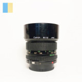 Canon Lens FD 50mm f/1.4 cu parasolar Canon BS-52, Standard, Manual focus