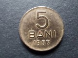 Moneda 5 bani 1957 R.P.R.