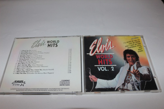[CDA] Elvis Presley - World Hits Vol.2 - cd audio original