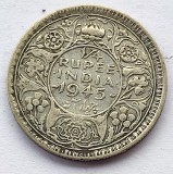 498. Moneda India Britanica 1/4 rupees 1945 - Argint