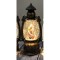 Lampa Neagra Tip Felinar, Alb Cald, Muzica, Cablu USB, 14x11x20.5cm