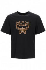 Tricou barbat Mcm logo t-shirt MHTBSMM09 BK Negru foto