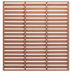 vidaXL Panou de gard, maro, 180x180 cm, WPC 318109
