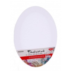 Panza Pictura pe Sasiu Oval DACO, 25x35 cm, 280 g/m?, 3 Straturi de Grund Preaplicat, Panza Pictura, Panza pe Sasiu Oval Panza pe Sasiu Bumbac, Sasiu foto