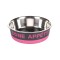CASTRON PENTRU CAINI DIN INOX BONE APPETIT FUCHSIA 17CMx900ML