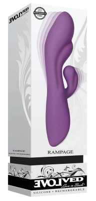 Vibrator Special Rampage, Mov, 19 cm foto