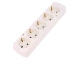 Conector Alimentare AC Mamă Spliter 2P 250V Alb