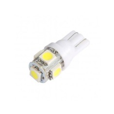 Led auto W5W, T10 cu 5 SMD 24V pentru camion, tir