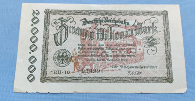 Germania - 20 milioane mărci (1923) foto