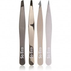 So Eco Tweezer Set Rose Gold set pensete