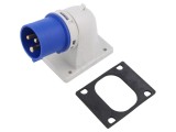 Conector alimentare AC 16A 230VAC IEC 60309 IP44 soclu tată