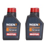 Pachet 2 litri ulei Motul NGEN 7 10W40 , Protectie avansata E i performanta pentru motociclete 4T E i ATV-uri