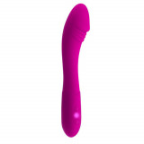 Vibrator pentru stimularea punctului G cu cap curbat Love Vibes Bianca