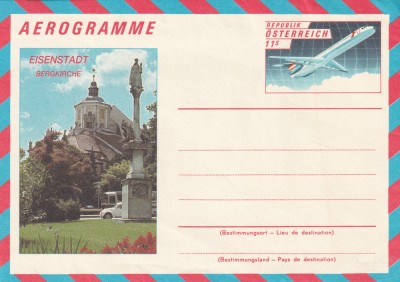 FILATELIE TEMATICA - PLIC AUSTIRA TEMATICA AVION AVIOANE AVIATIE AEROGRAM foto