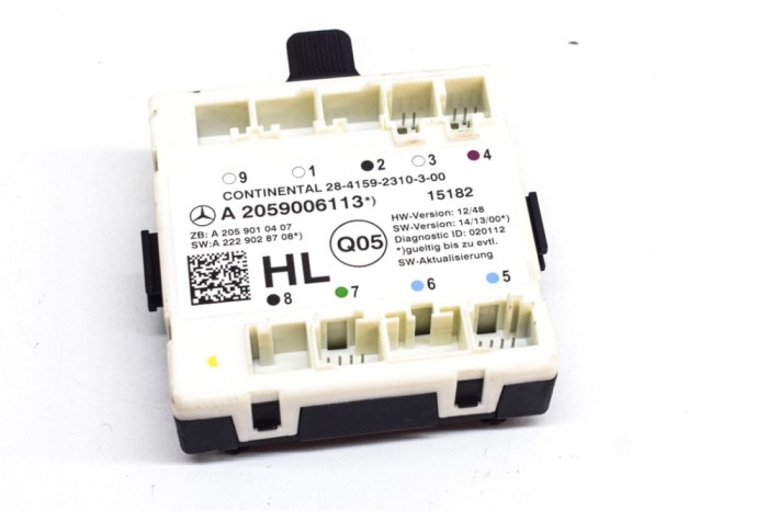 Modul de control ușă st&acirc;nga spate MERCEDES-BENZ C W205 2015 OEM: A2059006113,A2059010407,A2229028708 | 20239935