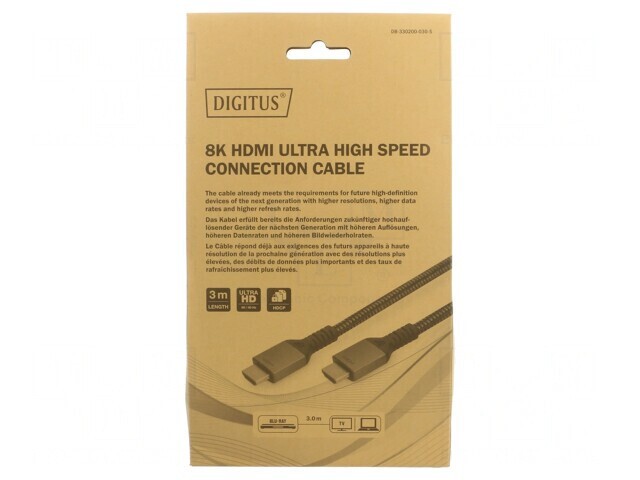 Cablu HDMI 2.1 HDCP 2.2 Textil
