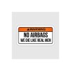 Abtibild "Warning No Airbags " Cod: XS-07 Automotive TrustedCars, Oem
