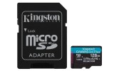 SD CARD KS 128GB CL10 UHS-I CANV GO PLUS, Kingston