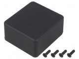 Carcasă universală aluminiu negru 55x60x30mm