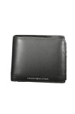 Tommy Hilfiger Portofel Business de piele pentru barbati, Negru, Universala