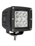 Proiector LED Auto Offroad 18W/12V-24V, Patrat, 1320 Lumeni, Flood Beam 90 Grade