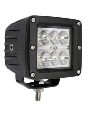Proiector LED Auto Offroad 18W/12V-24V, Patrat, 1320 Lumeni, Flood Beam 90 Grade