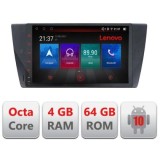 Navigatie BMW Seria 3 E90 E-095 Octa Core cu Android Radio Bluetooth Internet GPS WIFI DSP 4+64GB 4G CarStore Technology