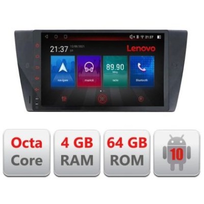 Navigatie BMW Seria 3 E90 E-095 Octa Core cu Android Radio Bluetooth Internet GPS WIFI DSP 4+64GB 4G CarStore Technology foto