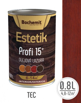 Lazura lemn Estetik Profi 0.8l tec &amp;ndash; protectie avansata UV foto