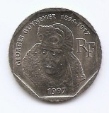 Franta 2 Franci 1997 - (Georges Guynemer) Nichel, 26,5 mm, KM-1187