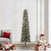 VidaXL Brad de Crăciun artificial cu 300 LED Verde 58 x 58 x 210 cm 3395956