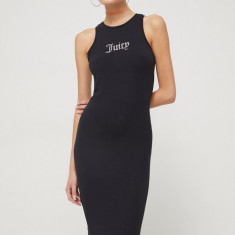 Juicy Couture rochie culoarea negru, mini, mulata