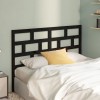 VidaXL Tăblie de pat, negru, 166x4x100 cm, lemn masiv de pin 814208