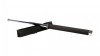 Baston Telescopic Autoaparare Ideallstore 65cm Otel Negru Extensibil + Husa Curea