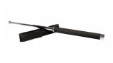 Baston Telescopic Autoaparare Ideallstore 65cm Otel Negru Extensibil + Husa Curea