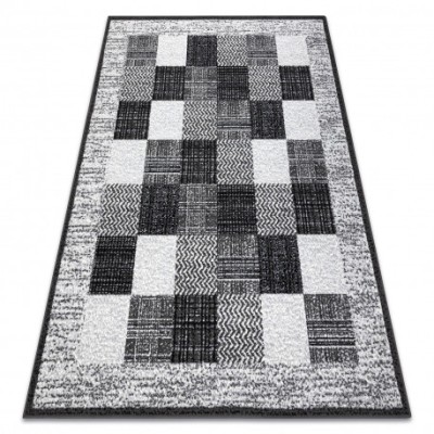 Covor BCF Morad RAFIA Dreptunghiuri, geometric - gri, 140x200 cm foto