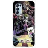 Husa compatibila cu Oppo A5 (2020) model The three Jokers, Silicon, TPU, Viceversa, Transparent, Carcasa