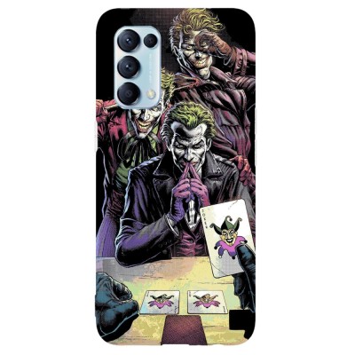 Husa compatibila cu Oppo A16 4G model The three Jokers, Silicon, TPU, Viceversa foto