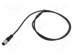 Conector M12 mufă tată drept aurit 5 PIN AMPHENOL