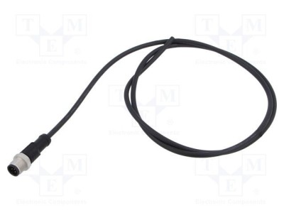 Conector M12 mufă tată drept aurit 5 PIN AMPHENOL foto