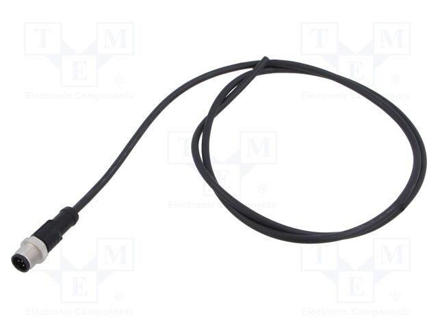 Conector M12 mufă tată drept aurit 5 PIN AMPHENOL