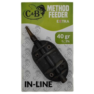 Method Feeder C&amp;amp;B Extra Inline, 40g foto