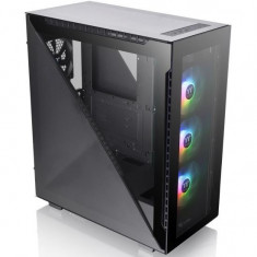 Carcasa Thermaltake Divider 500 Tempered Glass aRGB neagra foto