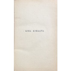 Kyra Kyralina(carte in franceza)- Panait Istrati