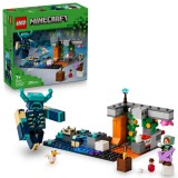 LEGO Minecraft Intalnirea cu Temnicerul (21274), Jucarie Interactiva, 7+ ani, Aventura Minerit Pestera Adanca, Cadou Gameri