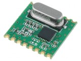Receptor RF FM FSK 433,92MHz SPI -121dBm 1,8-3,6VDC