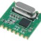 Receptor RF FM FSK 433,92MHz SPI -121dBm 1,8-3,6VDC